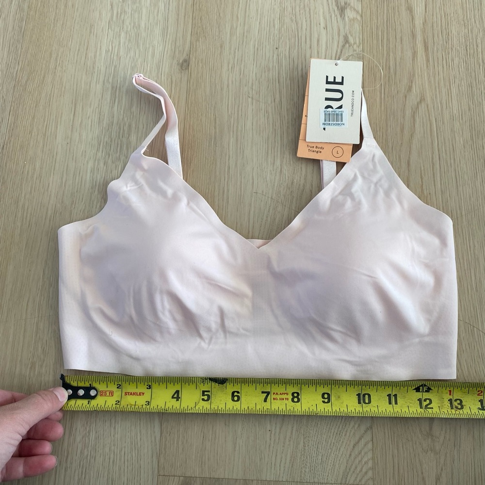 TRUE & Co True Body Bra L NWT Pink - Picture 9 of 9